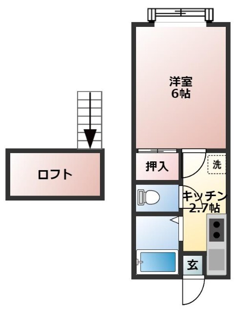 リバティシティIの間取り