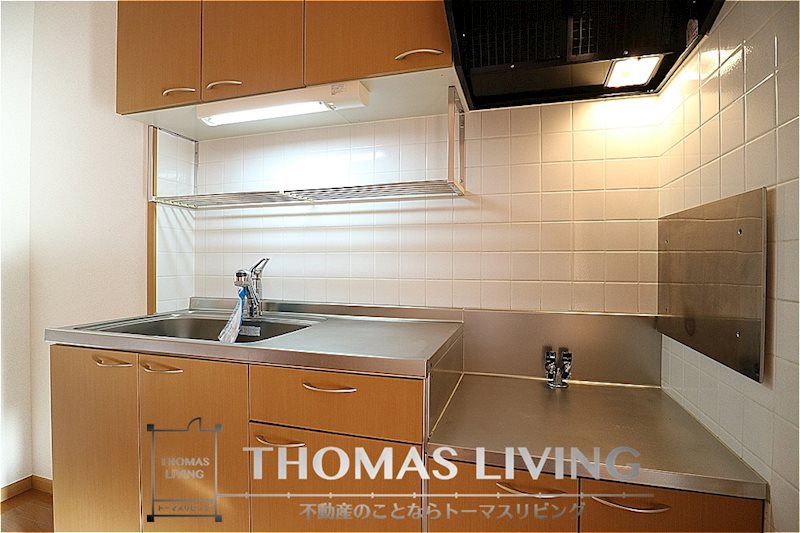 キッチン　コンロ設置可。お好きなコンロを設置ください。