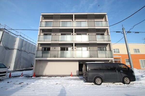 建物外観　☆物件名【ピオネロ恵庭ＩＶ】とお伝えください！