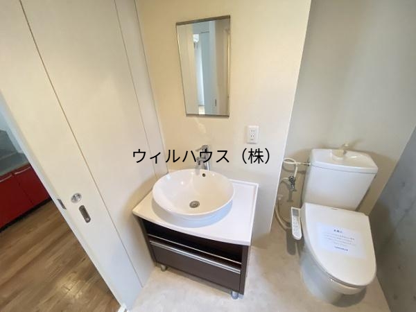 洗面設備　独立洗面台！