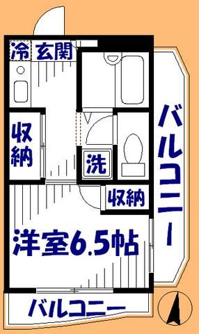パルクルーエの間取り写真