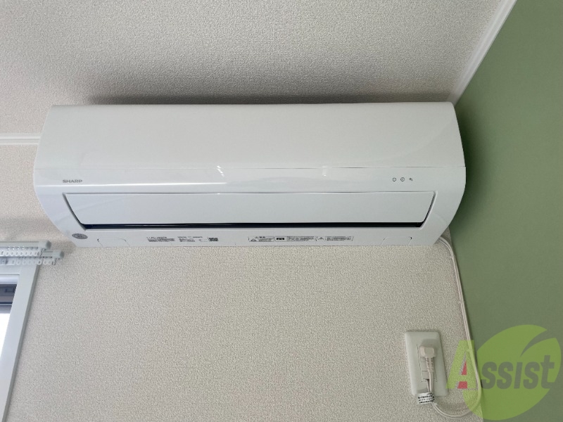その他設備　エアコンが付いているので快適に過ごせそうです。