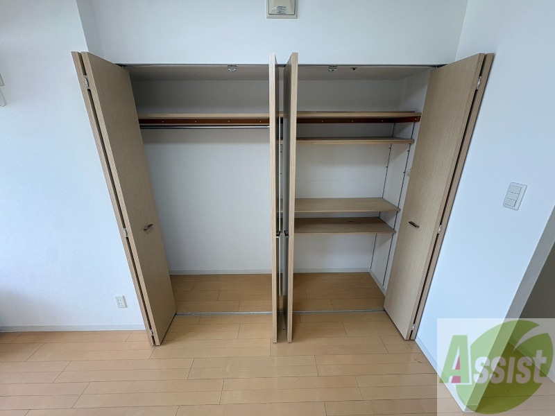 収納　収納もバッチリあるのでお部屋が片付きますよ！
