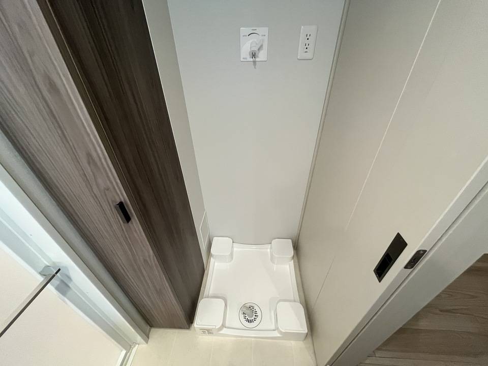 洗面設備　洗濯機置場