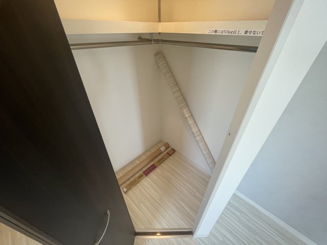 収納　大きなスペースがあり、収納には困りません