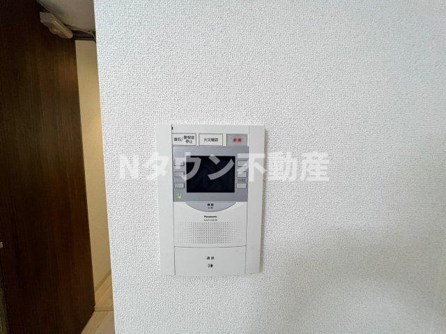 セキュリティ　モニター付きインターフォンです