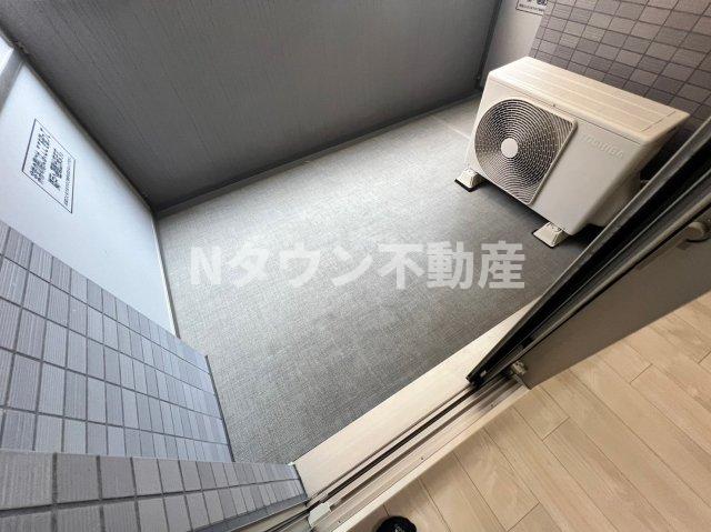 バルコニー　広々としたバルコニーです