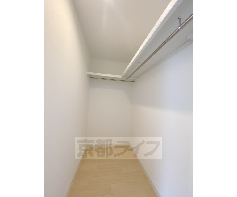 収納　ウォークインクローゼットです。