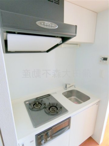 キッチン　2口ガスグリル付システムキッチン