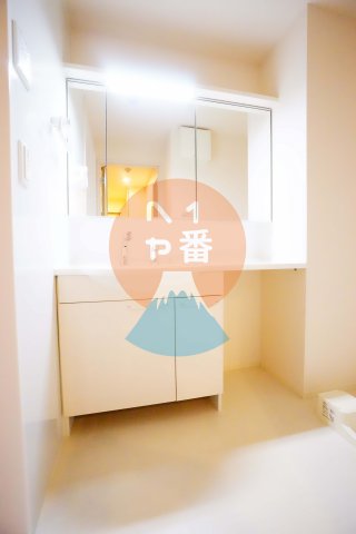 洗面設備　独立洗面台付き。　※参考写真です