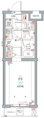 京成金町線 柴又駅 徒歩9分 5階建 築3年の間取り写真