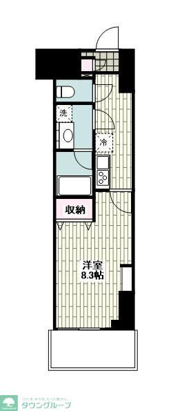 ラフィシア関内の間取り写真