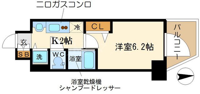 アドバンス大阪城レガーレの間取り写真