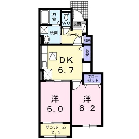 シーマスターの間取り写真