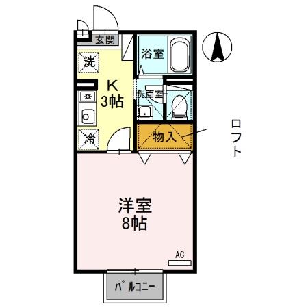 セジュールコスモIIの間取り写真
