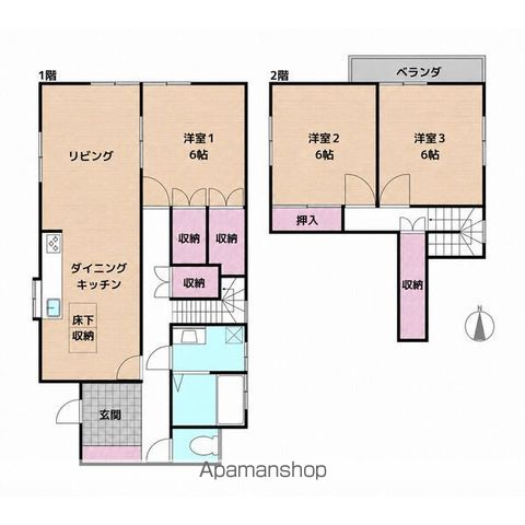 小幡北戸建ての間取り写真