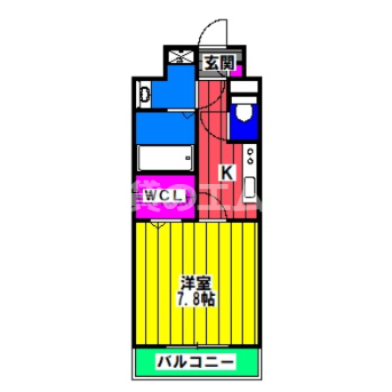 フランディオール桜並木の間取り写真