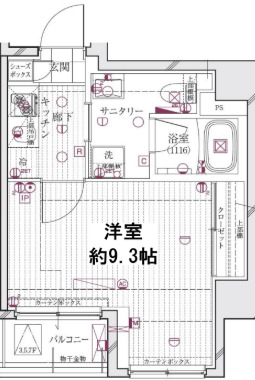 レガリス清澄白河ブロッサムの間取り写真
