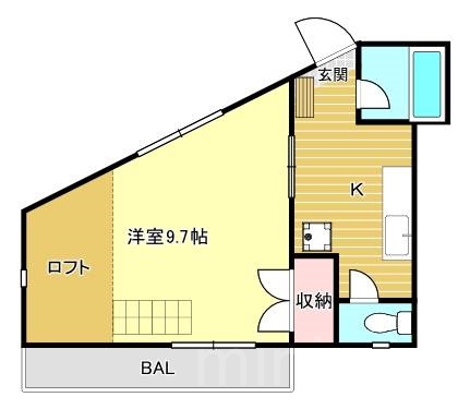 エトランゼ宮本XIの間取り