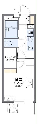 レオパレストレモロの間取り