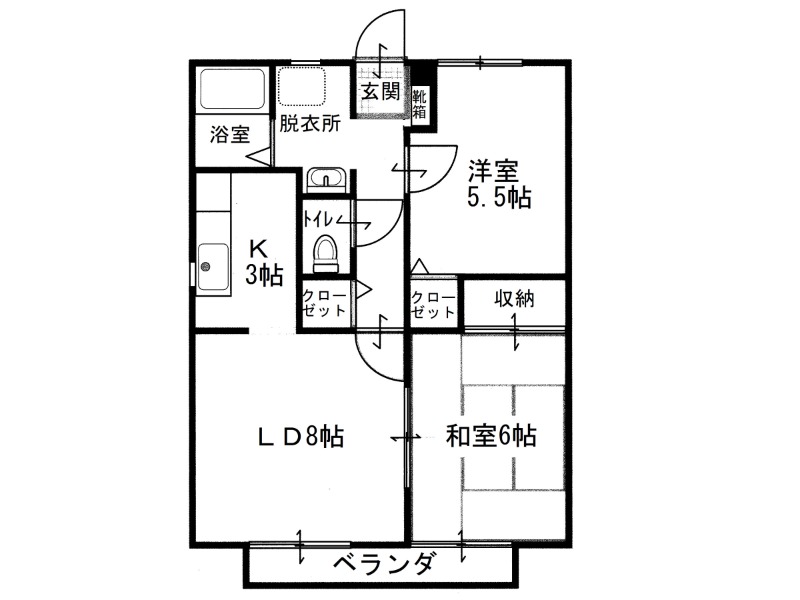 中野ハイツ５号地の間取り