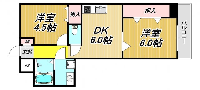 ロイヤルガーデンの間取り