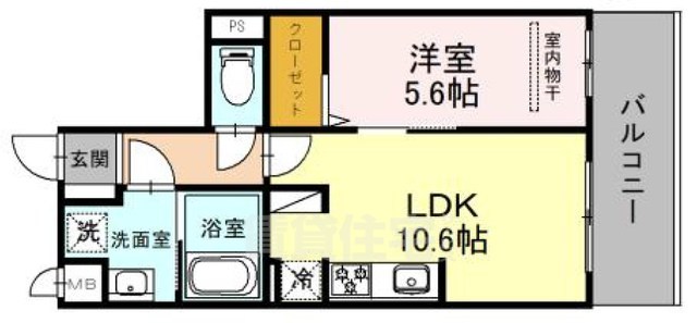 トリニティ三国ヶ丘の間取り