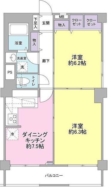 四谷コーポ_間取り_0