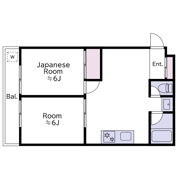 杉並区堀ノ内のマンションの間取り