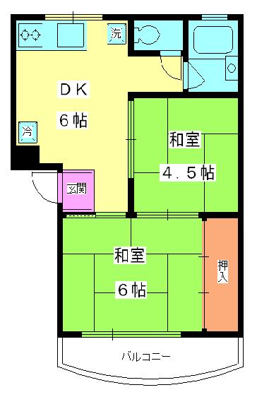 イーストビルの間取り