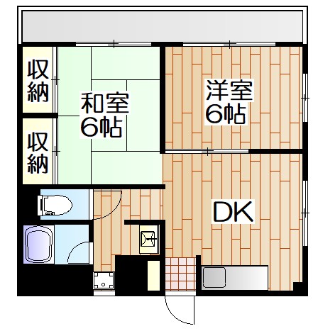 サンハイツ梶山の間取り