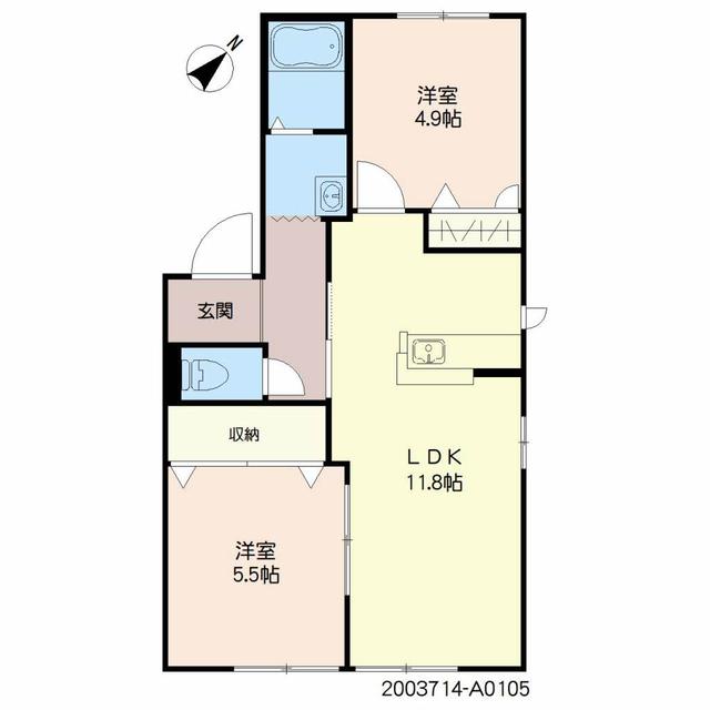 モンパルク上南部の間取り