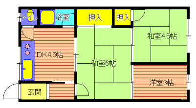 第4山楽荘の間取り