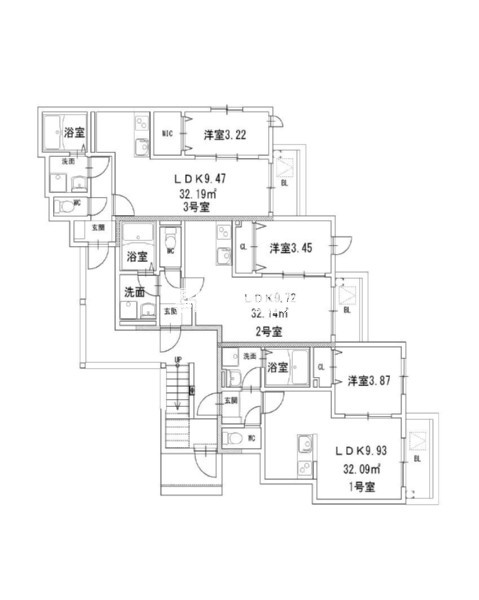 ＰＯＲＴＡ　ＮＯＢ　二日市の間取り