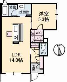 ライフナカシマの間取り