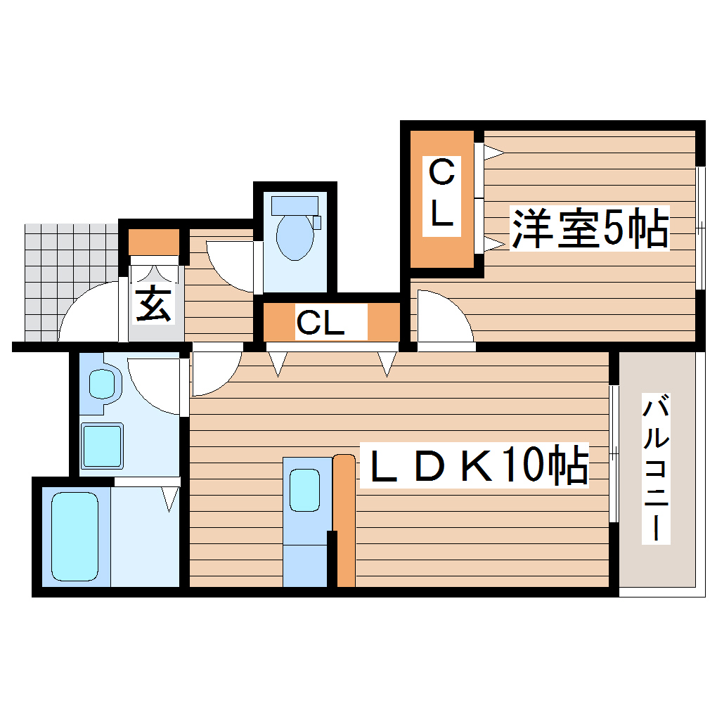 グリーンコート上ノ台の間取り