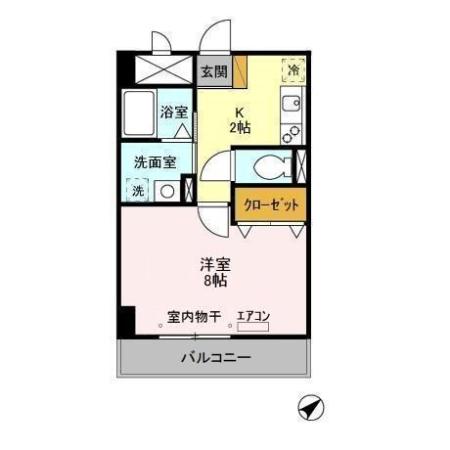 柏市南柏中央のマンションの間取り