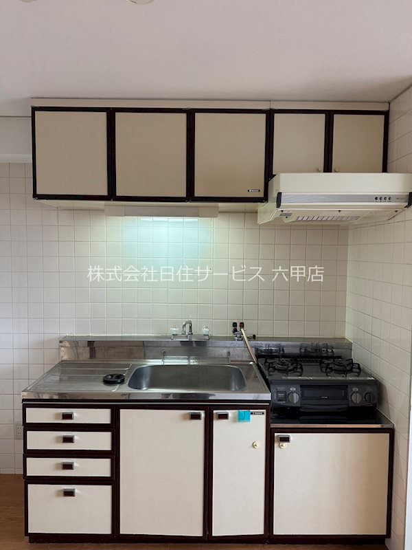 キッチン　ガスコンロつき！