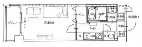 エスト東古松の間取り