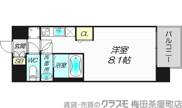 セレニテ十三ミラクの間取り