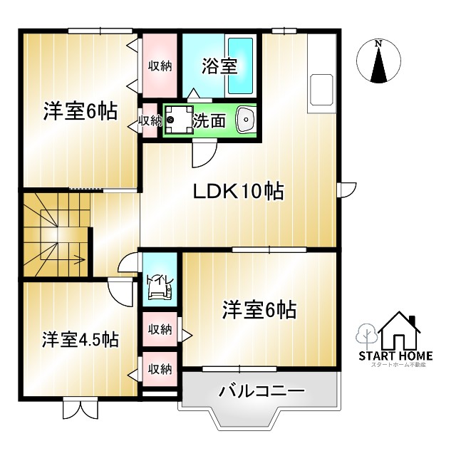 ビレッジあいＤの間取り