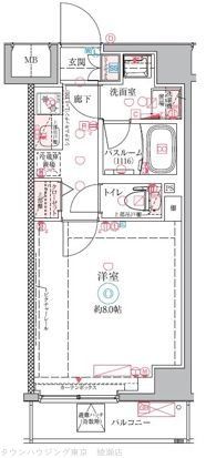 クレヴィスタ梅島の間取り