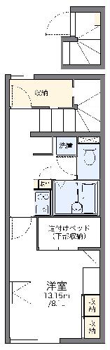 レオパレスグレイスコート参番館の間取り