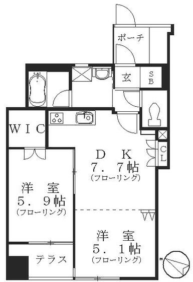 アトラス杉並方南町の間取り