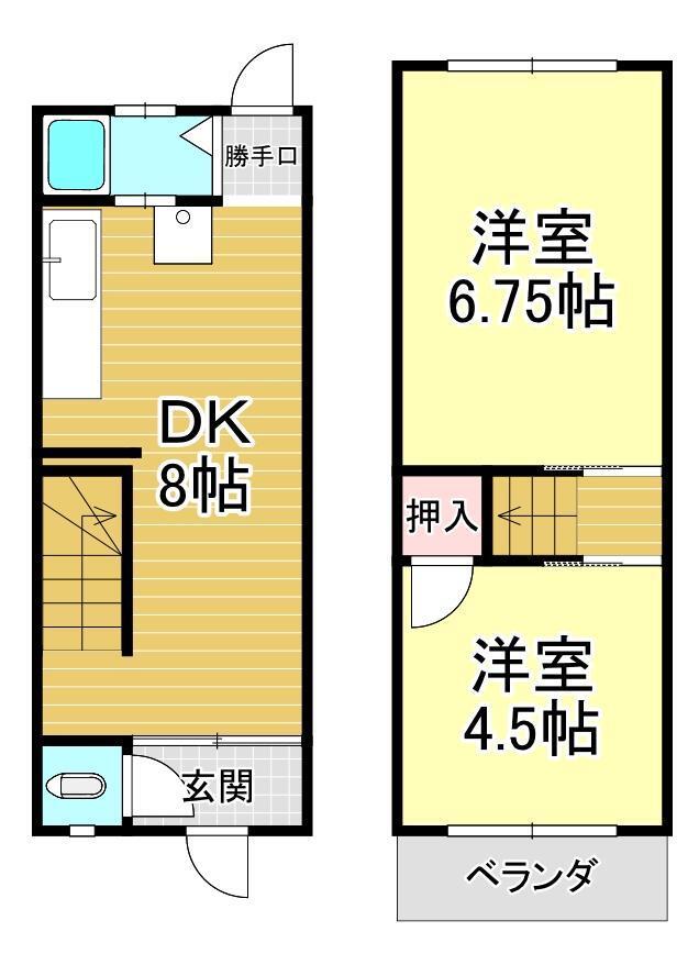 永田アパートの間取り