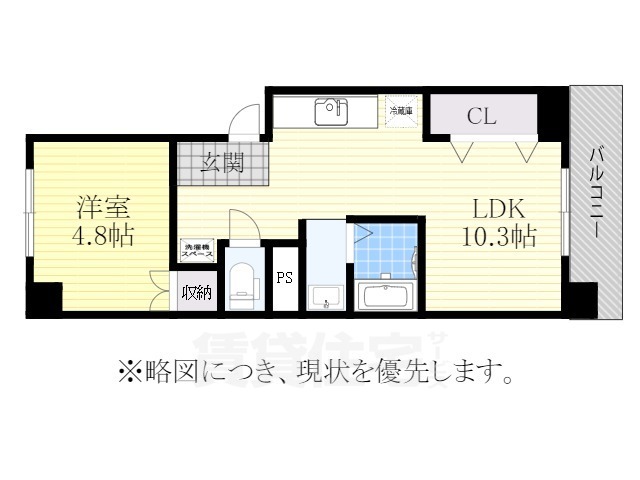 ツインズ新瑞橋の間取り