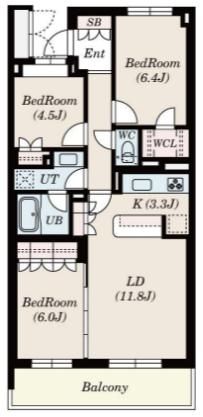 Ｓ－ＦＯＲＴ横浜青葉台の間取り