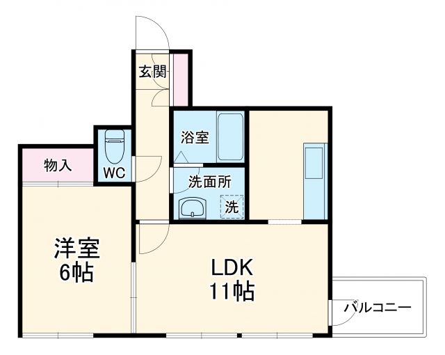 メゾンド津田沼の間取り