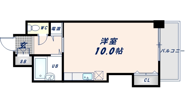 タツミ第6ハイツ新館の間取り