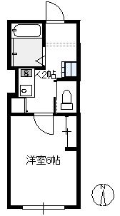 【ホワイトコーポの間取り】